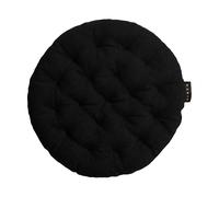 Linum Pepper seat cushion Ø37 cm Black