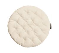 Linum Pepper seat cushion Ø37 cm Creamy beige