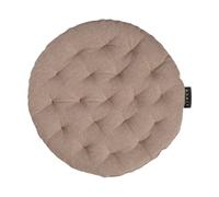 Linum Pepper seat cushion Ø37 cm Dark mole brown