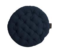 Linum Pepper seat cushion Ø37 cm Dark navy blue