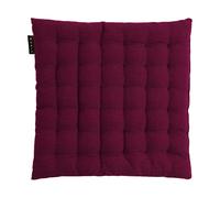 Linum Pepper seat cushion 40x40 cm Burgundy red