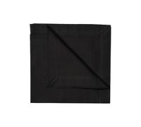 Linum - Robert Cloth Napkin 45x45 cm 4-pack, Black - Black