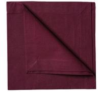 Linum - Robert Cloth Napkin 45x45 cm 4-pack, Burgundy - Burgundy