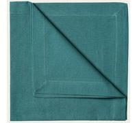 Linum - Robert Cloth Napkin 45x45 cm 4-pack, Dark Turqouise - Dark Turquoise