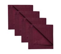 Linum Robert napkins 4-pack Burgundy red