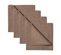 Linum Robert napkins 4-pack Dark mole brown