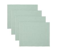 Linum Uni placemat 35x46 cm 4-pack Light Ice Green