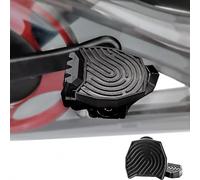 Linunity 2 pieces pedal changer compatible with Peloton Bike & Bike Plus pedals for normal shoes, replacement pedals adapter for original bike & bike+, flat pedals clipless (Black)