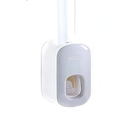 Linunity Automatic Toothpaste Dispenser Set with Wall Mount for Bathroom, Novel and simple Toothpaste Squeezer For Kids Shower Bathroom Sink (1, Grey)