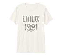 Linux 1991 - Cool Design for Geeks Who Love Free Software Premium T-Shirt