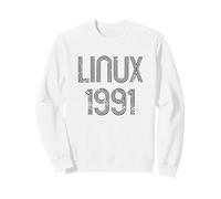Linux 1991 - Cool Design for Geeks Who Love Free Software Sweatshirt