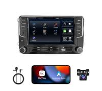 Linux 7" Car Stereo for VW Golf Passat Jetta Tiguan,Plug & Play Retains Original Screen & Buttons,Wireless CarPlay & Android Auto, Bluetooth, USB, AUX, Supports Factory Camera, Mirror Link