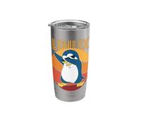 Linux Admin Cool Penguin Nerd Informatics Stainless Steel Insulated Tumbler