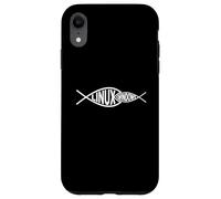 Linux Development Fish Funny Tech Humor Open Source Art Case for iPhone XR