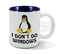 Linux, I Don't do Windows, Funny, Linux Engineer, IT Programmer, Birthday Gift idea, Blue Mug, Cup