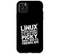 Linux Is User-Friendly Just Picky About Friends - Case for iPhone 11 Pro Max