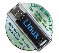 Linux Mint 17 8GB 32-bit and 64-bit Bootable USB Flash Drive
