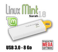 Linux Mint 18 Live - MATE - 32 & 64 bits - USB 3.0 memory stick - 8 Go