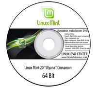 Linux Mint 20 "Ulyana" Desktop Cinnamon (64Bit) - Bootable Linux Installation DVD