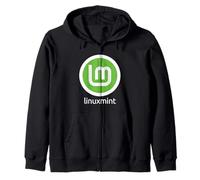 Linux Mint - User-Friendly Ubuntu and Debian Linux System Zip Hoodie
