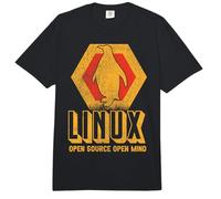 Linux Open Source Penguin Nerd Sky Geek Software Comfort Colors Adult Heavyweight T-Shirt