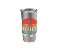 Linux Retro Born to Be Root Motto for Computer Scientist Stainless Steel Insulated Tumbler