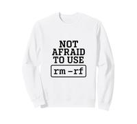 Linux rm -rf Command Programmer SysAdmin Humor Sweatshirt