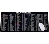 Linux Shortcut Mouse Pad - Extra Large Desk Mat with Command Line Cheat Sheet for Software Engineers, Programmers, Hackers & Computer Geeks QDH