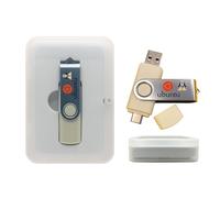 Linux Ubuntu Bootable USB Flash Drive for PC - Run Live or Install (amd64 + arm64) Desktop & Server Edition - Fast, Secure & User-Friendly Operating System for Beginners or IT Professionals