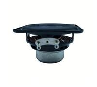 Linvimia 50MM Square Internal Neodymium Magnets Loudspeaker Driver 10W Power Speakers Durability Rubber Surround Square Rubber Border Lecturer