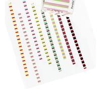 Linvimia 8Rolls Dot Striped Pattern Decorative Tape 3mmX5m Adhesive Paper Strips for Journals Calendars Photo Album Scrapbooking Dotted Striped Tape Creative Planner Decoration