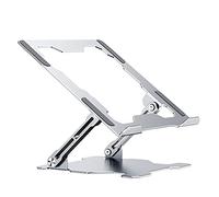Linvimia Aluminum Alloy Adjustable Laptop Stand Portable Notebook Computer Bracket Lifting Cooling Holder Stable Holder Laptop Stand Adjustable Heightr for Desk Portable