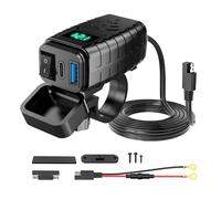 Linvimia Charging Block with Power and Meter Motorcycle Phone Device