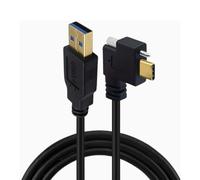 Linvimia Left Right USB Type C Data Cable Screw Fastening Technology Ensures Stable Connection for Industrial Application Screw Fixed USB Cable