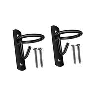 Linvimia Multipurpose Iron Hanging Hook Heavy Duty Wall Mounted Feed Bucket Holder Stable Bucket Hook with Screws Enduring Stable with Screws