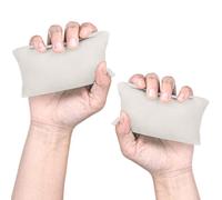 Linvimia Of 2 Soft Microfiber Hand Pillows Practical Travel Neck and Hand Grip Strengthener for Elderly Exercise Trainer Pillow