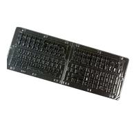 Linvimia Side Printed Translucent Keycaps Carbon Like Texture Original Height for Mechanical Keyboards Switches Gaming Keyboard Keycaps
