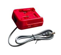 Linvimia Universally Power Adapter for 18V Battery Adapter Converter with USB Type C DC5.5x2.1mm Output for Outdoor Home Use Double USB and Direct Current Power
