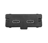 Linvimia USB Port Type C Socket for Seat Double USB Charging Port | USB Port Type C Socket Auto Accessories Easy Installation for Seat Replacement Part 3G5 035 954A
