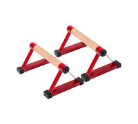 Linvimia Wooden Push Up Handles with Metal Frame and Slip Resistant Design for Strength Training At Home Ergonomic Push Up Stands