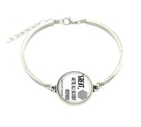 LINWEN Great We're All Bloody Inspired The Maze Runner bracelet Super Smash Bros Smash Ball One direction ID bracelets jewelry