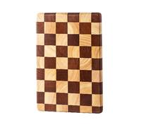 Linwnil End Grain Cutting Board 30 * 20 * 2.5CM, Heavy Duty Acacia/Rubber Wood Cutting Board for Kitchen, Flippable Serving Board for Meat, Bread & Fruits (30 * 20 * 2.5CM)