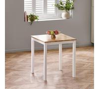 Linwood Dining Table - 69cm - 2 Seater - Square - White Painted
