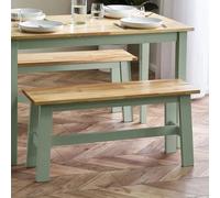 Linwood Sage Green Painted Dining Bench - Small