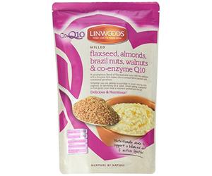 Linwoods Flax/Almond/Brazil Nuts/Walnut/Q10 Mix 360 g (Pack of 12)