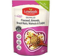 Linwoods Milled Flaxseed Almonds Brazil Walnuts & Q10 200g 4 Pack