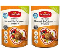 Linwoods Milled Flaxseed with Bio Cultures & Vitamin D 360g, High in vitamin D, High in Fibre, High in Omega 3 (ALA), Source of Protein, maintenance of normal bones and teeth, reduction of tiredness, Maintenance of normal blood cholesterol levels