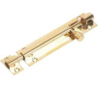 Linx Barrel Bolt Straight 100mm X 25mm (4 X 1 Inch) Brass Pack Of 12