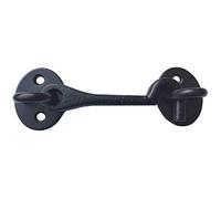Linx® Cabin Hook Malleable 100mm (4 Inch), Black, Pack of 1