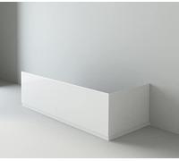 Linx Wooden MDF Bathroom High Gloss White Front Side & End Bath Panel Set with Adjustable Plinth - 1600 and 800mm